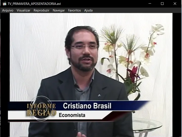 Cristiano Brasil em entrevista na TV Primavera sobre aposentadoria