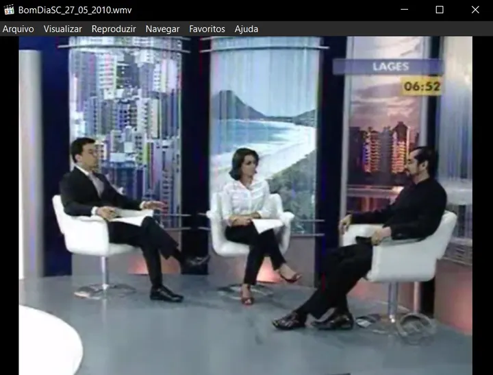 Entrevista de Cristiano Brasil no Bom Dia SC em maio de 2010